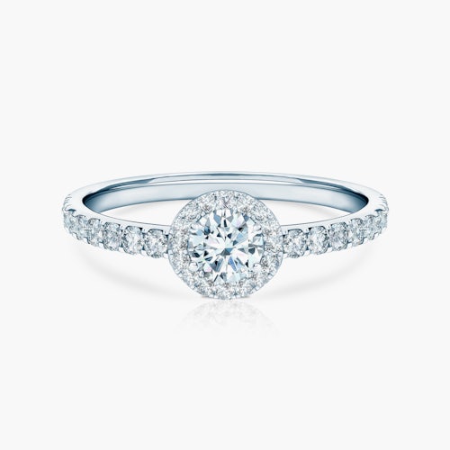 Pierścionek zaręczynowy This is Love: białe złoto, diament